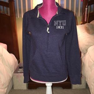 NYU Zip Up Sweatshirt